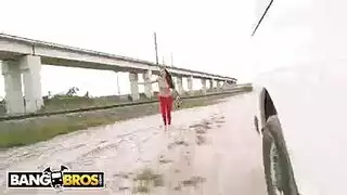 حافلة سانتا الإباحية: مص وعملية نيك قاسية